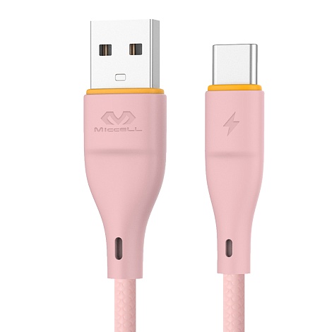 Miccell VQ-D06 USB - USB Type-С розовый