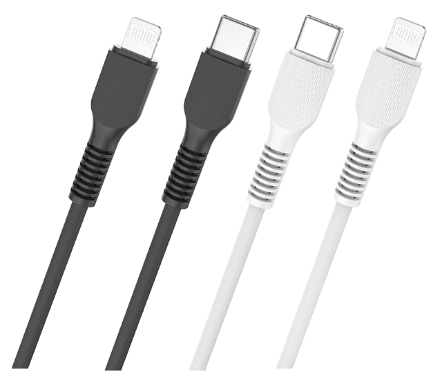 Miccell VQ-D88, Type-C-Lightning, 3A, 1 м