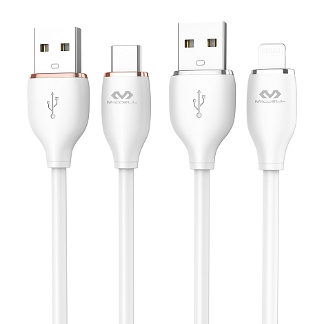 Miccell VQ-D 09 USB - Lightning,3 A, 1,5 метра.