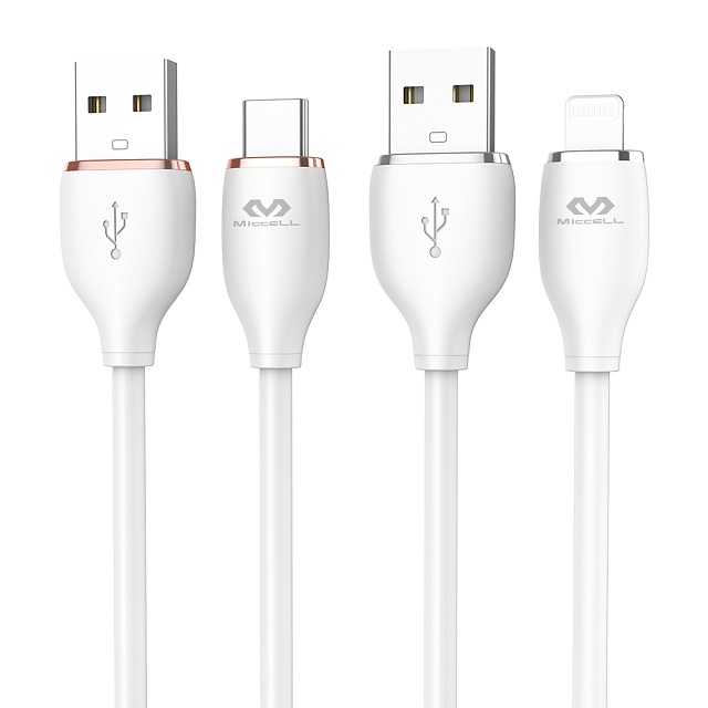 Miccell VQ-D 09 USB - Lightning,3 A, 1,5 метра.