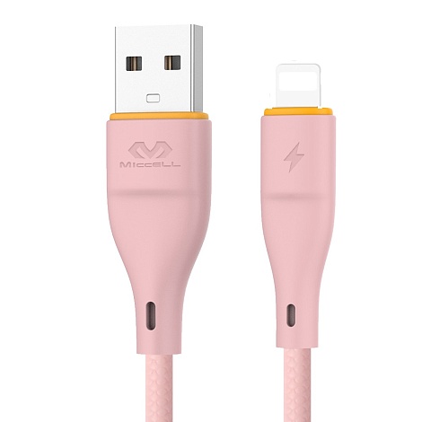 Miccell VQ-D06 USB-Lightning розовый